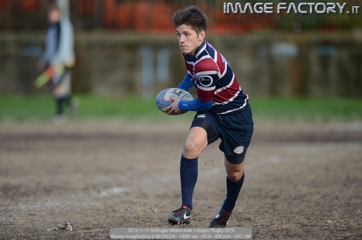 2013-11-17 ASRugby Milano-Iride Cologno Rugby 0275